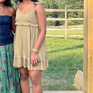 ZARA Studded Futter Mini Dress